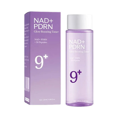 9+ NAD+ PDRN Glow Boosting Toner Firms Lifts Hydrates Moisturizes Reduces Fine Lines Soothes Repairs Damaged Skin Barrier